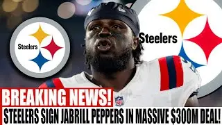 🚨URGENT BREAKING! STEELERS SIGN JABRILL PEPPERS IN $300 MILLION DEAL! HUGE NFL NEWS!