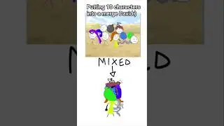 Putting 10 characters into a merge david :) | Star Power Rift #spr #david #viral #trending #bfdi