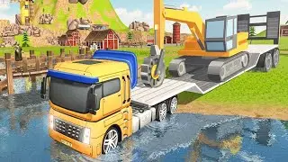 Crazy Heavy Euro Truck Transport Simulator - Offroad Truck Driving 3D Gameplay