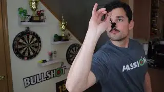 Slow Motion Darts Throw