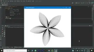 drawing with python - flower