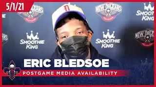 Eric Bledsoe on defensive focus, pulling out OT victory | Pelicans-Timberwolves Postgame Interviews
