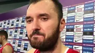 Milan Macvan after qualifying to the Eurobasket Final