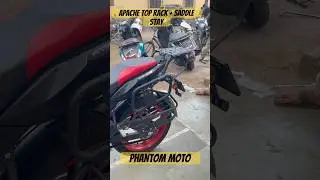 Apache touring modification 💯🔥 #automobile #motorbikeaccessories #motorcycle #apachemodified