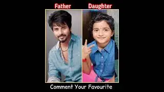South Indian Actors with Real Daughter 👀🥀 #south #indian #actors #father #daughter #viral #shorts