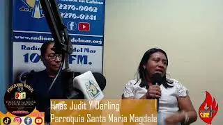 Judit Téllez y Darling Rodrigues  Parroquia Santa Maria Magdalena