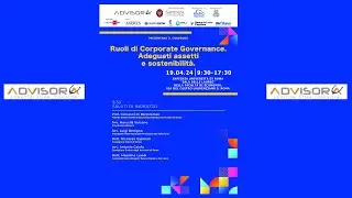 RUOLI DI CORPORATE GOVERNANCE. ADEGUATI ASSETTI E SOSTENIBILITA’.