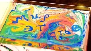 Водная анимация - счастье это Мир! Water animation. EbruArt