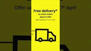 Your order, delivered free!