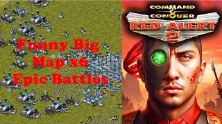Perfect Base Trade on Funny Big Map x6 | Red Alert 2: Yuri&rsquo;s Revenge Multiplayer Masterclass (1Vs1)