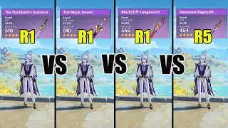 THE BEST Ayato 4-Star Weapon - Genshin impact
