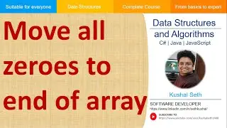 Move all zeros to end of Array using C# | Java | Step by Step solution | LogicCodeDebug
