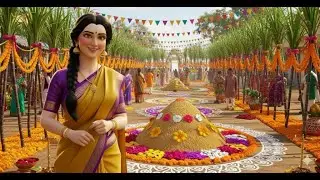 A Village Sankranti Day 🌾 | From Dawn Rituals to Yellu Bella & Community Feast | Slow Living