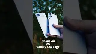 😳 iPhone Air vs Galaxy S25 Edge - сравнение камер!