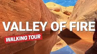 The Best Valley of Fire State Park, Nevada Walking Tour - 4K
