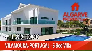 AlgarveProperty.com - VILAMOURA - Contemporary style 5 bed villa next to the GOLF