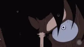 Luffy punches sanji because he tries to leave the crew