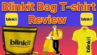 Blinkit Bag T-shirt Review || Blinkit Bag Kaise Use Kare || blinkit bag setup