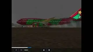 (RFS) Christmas B747-8 landing at S&atilde;o Paulo