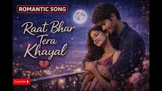 Raat Bhar Tera Khayal 🌙❤️  Romantic Night Song | Heart Touching Love