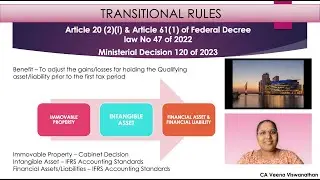 UAE Corporate Tax: Transitional Rules Explained in Minutes!