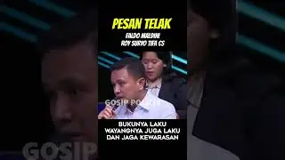 Pesan Telak Faldo Maldini Buat Roy Suryo Tifa Moga Bukunya Laku Wayangnya Juga Laku & Jaga Kewarasan