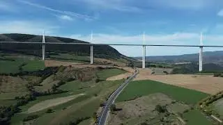 Millau Viaduct from the village 