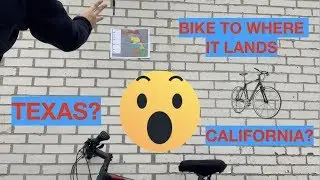 THROW A DART ON A MAP AND BIKE TO WHERE IT LANDS CHALLENGE!
