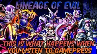 Dragon Ball Legends - GamePress Recommended Lineage of Evil Team