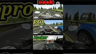 Noob pro hacker traffic raider gameplay 2023#shorts#bike#gaming#raider