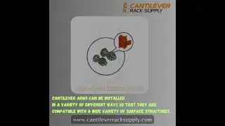 Flexible Installation with Cantilever Arms: Nuts & Bolts Simplified! #CantileverRacks #storage