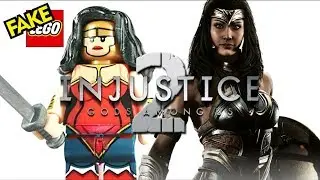 Fake Lego Wonder Woman Injustice 2 : Gods Among us Custom Minifigure
