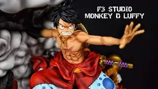 One Piece Resin Statue - F3 Studio - Wano One Piece Monkey D Luffy Gear 3