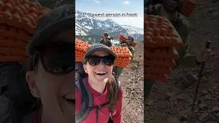 This is our strategy for backpacking in a group!
