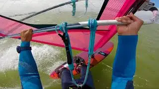4K Windsurfing Makkum 7 bft (7 juli 2022)