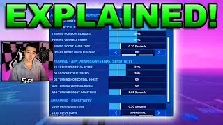 NEW FORTNITE CONTROLLER SETTINGS EXPLAINED!!