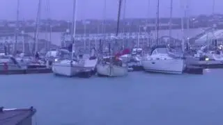 Storm Angus in Brighton Marina