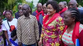 L'arrivée du nouveau commissaire Politique à Djambala.