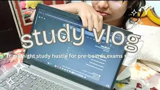 me vs exams at midnight | study vlog✨