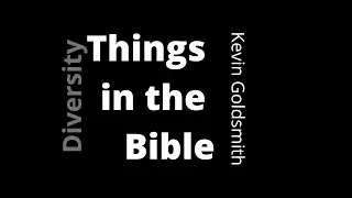 Diversity | Things in the Bible