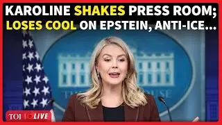 Karoline Leavitt Blasts In Press Conference On Epstein, Anti-ICE Comments In Tense Briefing