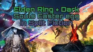 Elden Ring + Dark Souls Easter egg in Split Fiction with ​⁠@thewantbegamer