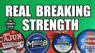 Testing Popular Fishing Lines For REAL Breaking Strength