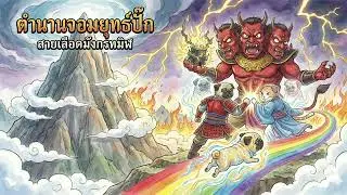 ตำนานจอมยุทธ์ปั๊ก ตอน : สายเลือดมังกรทมิฬ Anime Story Book การ์ตูนภาพเคลื่อนไหวอ่านสนุกสำหรับทุกวัย