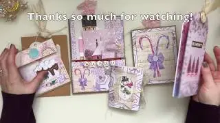 Holiday Snail Mail Kit - Pen-pal Mail - Calico Collage DT - Junk Journal