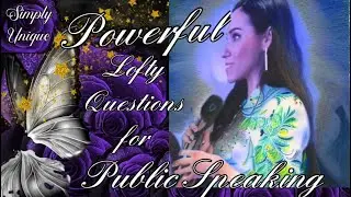 Powerful Lofty Questions | Public Speaker | Theta Brain Waves | Meditation | LOA | Askfirmations