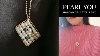 Sharing Inspiration! How to deal with leftover pearls and turn them into unique necklace pendant?