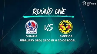 Olimpia vs Club América | 2026 Concacaf Champions Cup