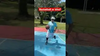 Basketball or bike? #cute #funny #basketball #韦德