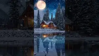 Beautiful places in the world Snow Scene #sleep #sleepmusic #calm #meditation #calming #anxiety